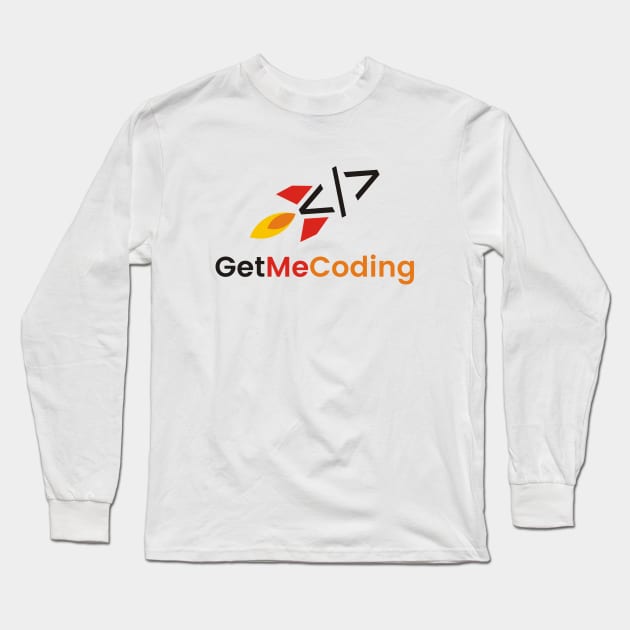 Get Me Coding Logo Apparel Long Sleeve T-Shirt by GetMeCoding.com Gear